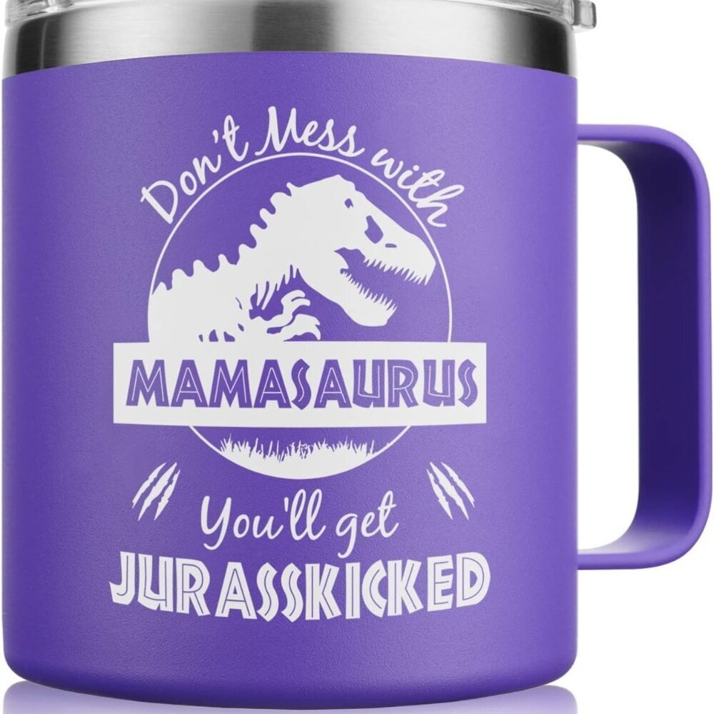 Mamasaurus Coffee Mug, Birthday Gifts for Women - Picture 3 of 9